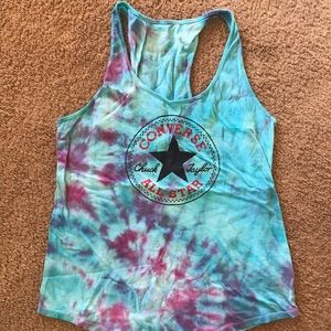 Converse Tie dye tank